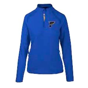 St. Louis Blues Levelwear Royal Hadley Icon Mantra Quarter-Zip Pullover